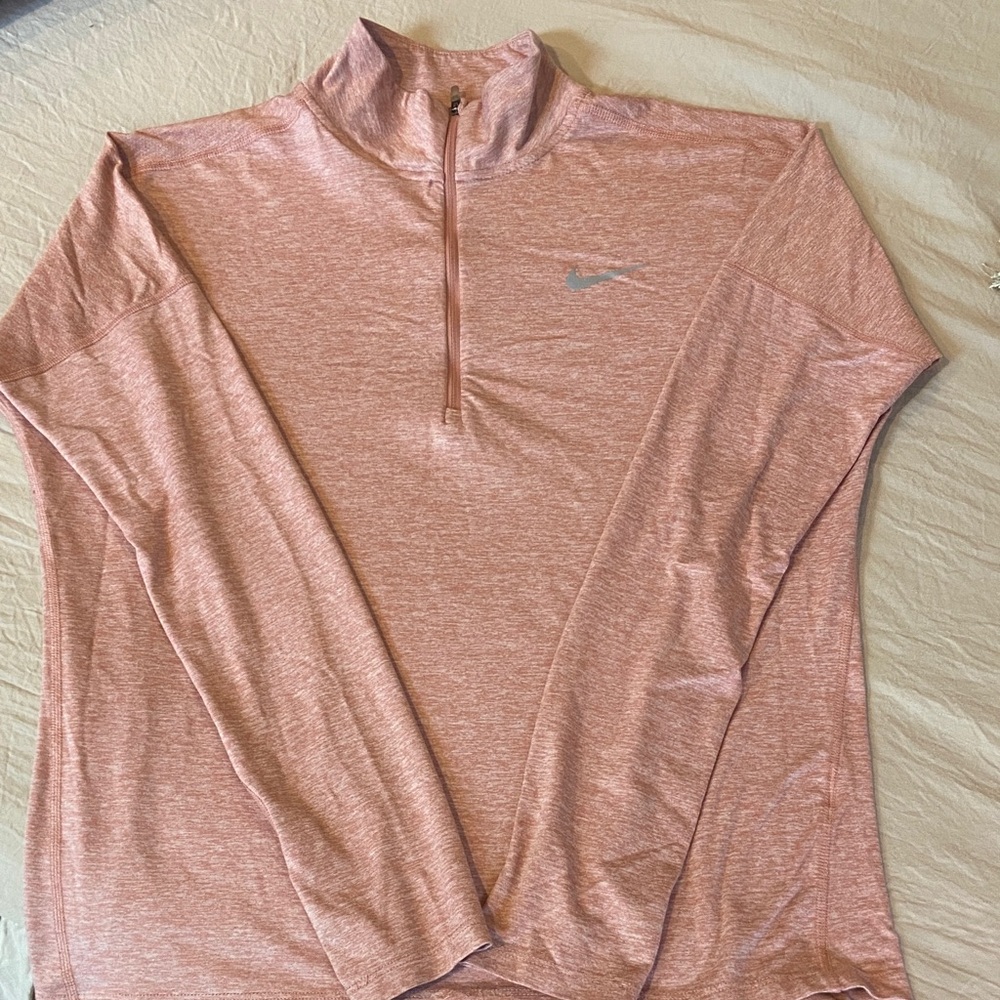 Nike Running Dri-fit Light Pink Long Sleeve Tee